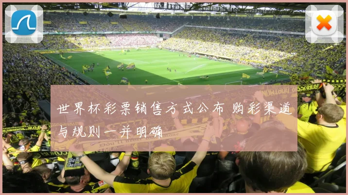 世界杯彩票销售方式公布 购彩渠道与规则一并明确