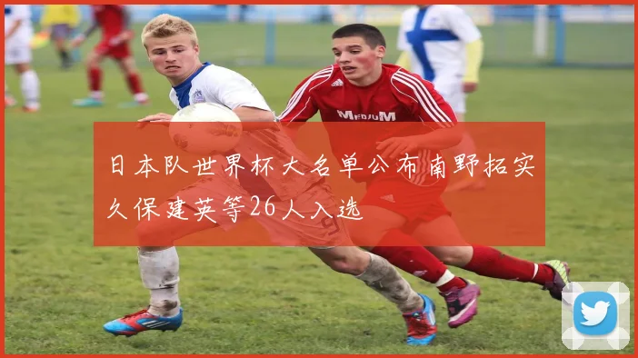 日本队世界杯大名单公布南野拓实久保建英等26人入选